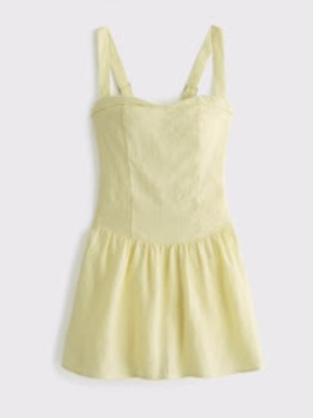 NWT Abercrombie & Fitch Women's Premium Linen Drop-Waist Skort Dress